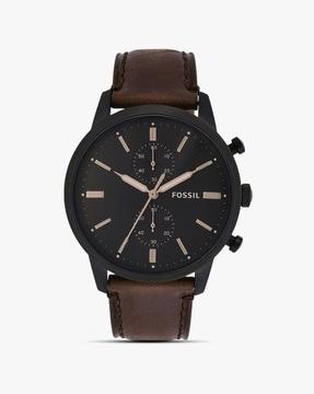 men fs5437 water-resistant chronograph watch