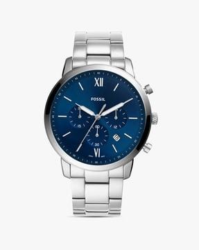 men fs5792 chronograph watch with stainless steel strap