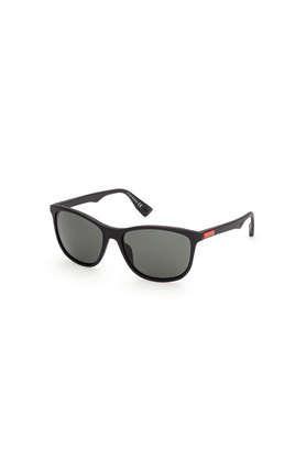 men full rim 100% uv protection (uv 400) oval sunglasses - we0300 57 02n