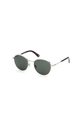 men full rim 100% uv protection (uv 400) round sunglasses - we0311 53 16n