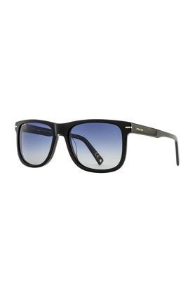 men full rim polarized rectangular sunglasses - pl-gold 109-77/q-54