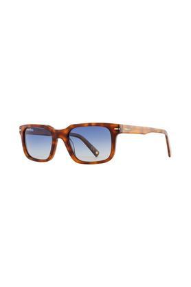 men full rim polarized rectangular sunglasses - pl-gold 149-429-53