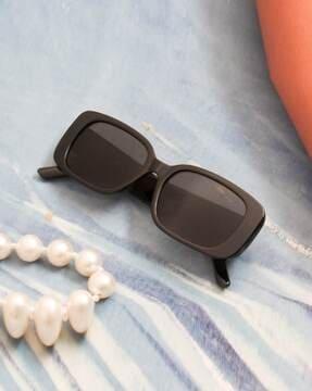 men full-rim square sunglasses-gb-2246-blk blk