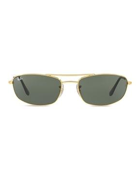 men full-rim uv-protected rectangular sunglasses- 0rb3412i