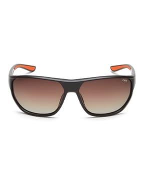 men full-rim uv-protected rectangular sunglasses- ids3021c2psg