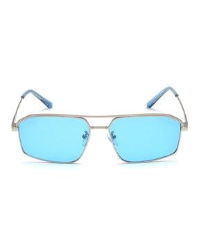 men full-rim uv-protected rectangular sunglasses- irs1136c5sg