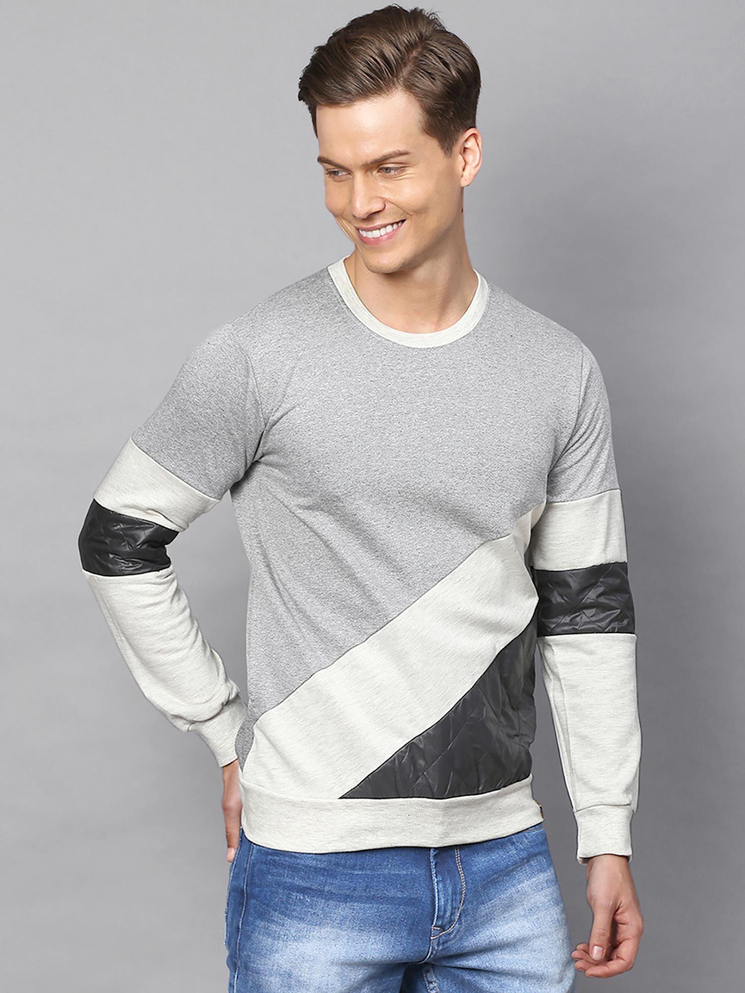 men full sleeve stylish casual sweatshirt