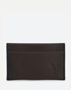 men genuine leather card holder