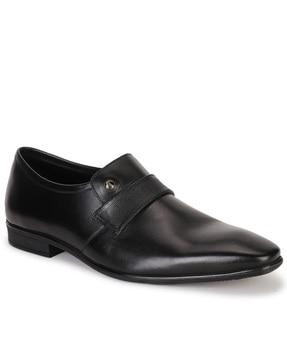 men genuine leather penny loafers