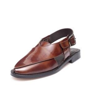 men genuine leather sandals