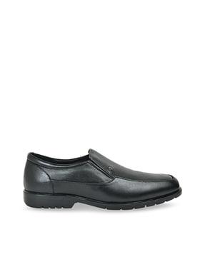 men genuine leather slip-on shoes