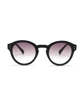 men gradient round sunglasses-2636