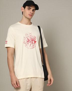 men graphic print regular fit t-shirt