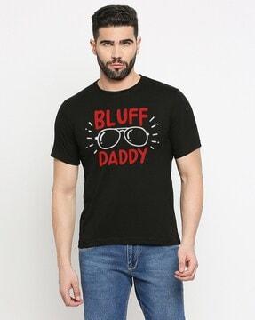 men graphic print regular fit t-shirt