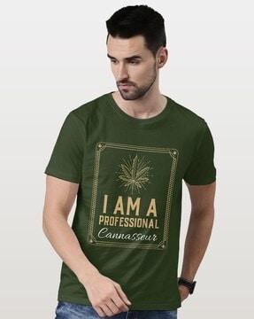 men graphic print regular fit t-shirt