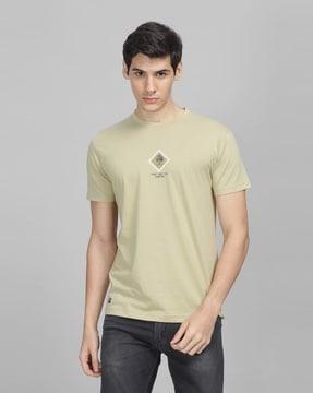 men graphic print regular fit t-shirt