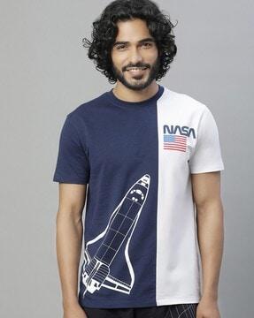 men graphic print regular fit t-shirt