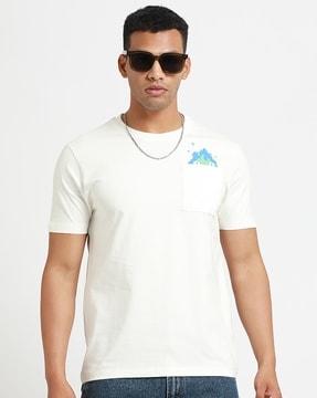 men graphic print regular fit t-shirt