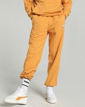 men graphic print straight fit joggers