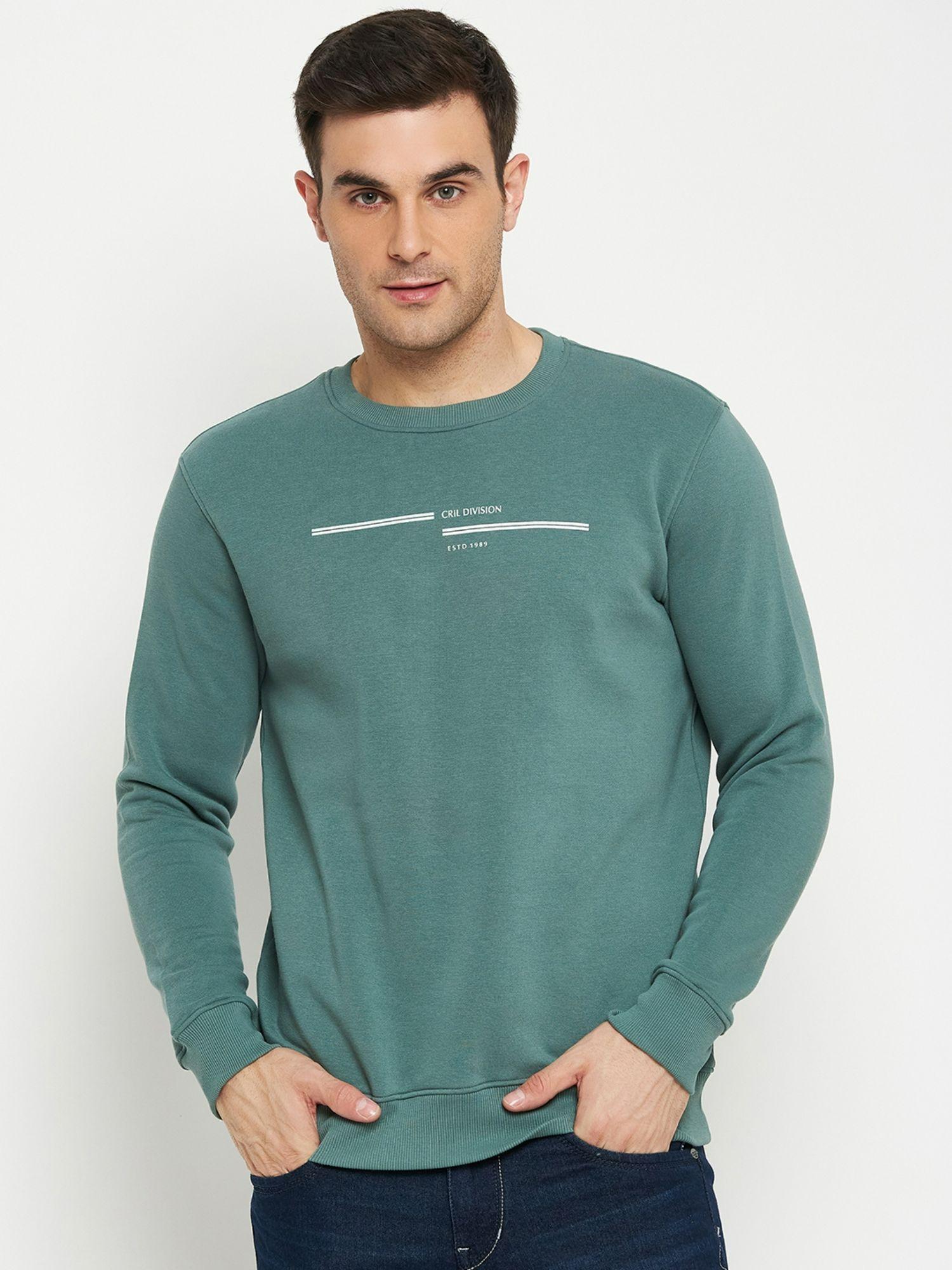 men green casual sweatshirt