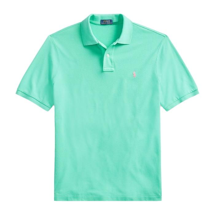 men green custom slim fit mesh polo shirt