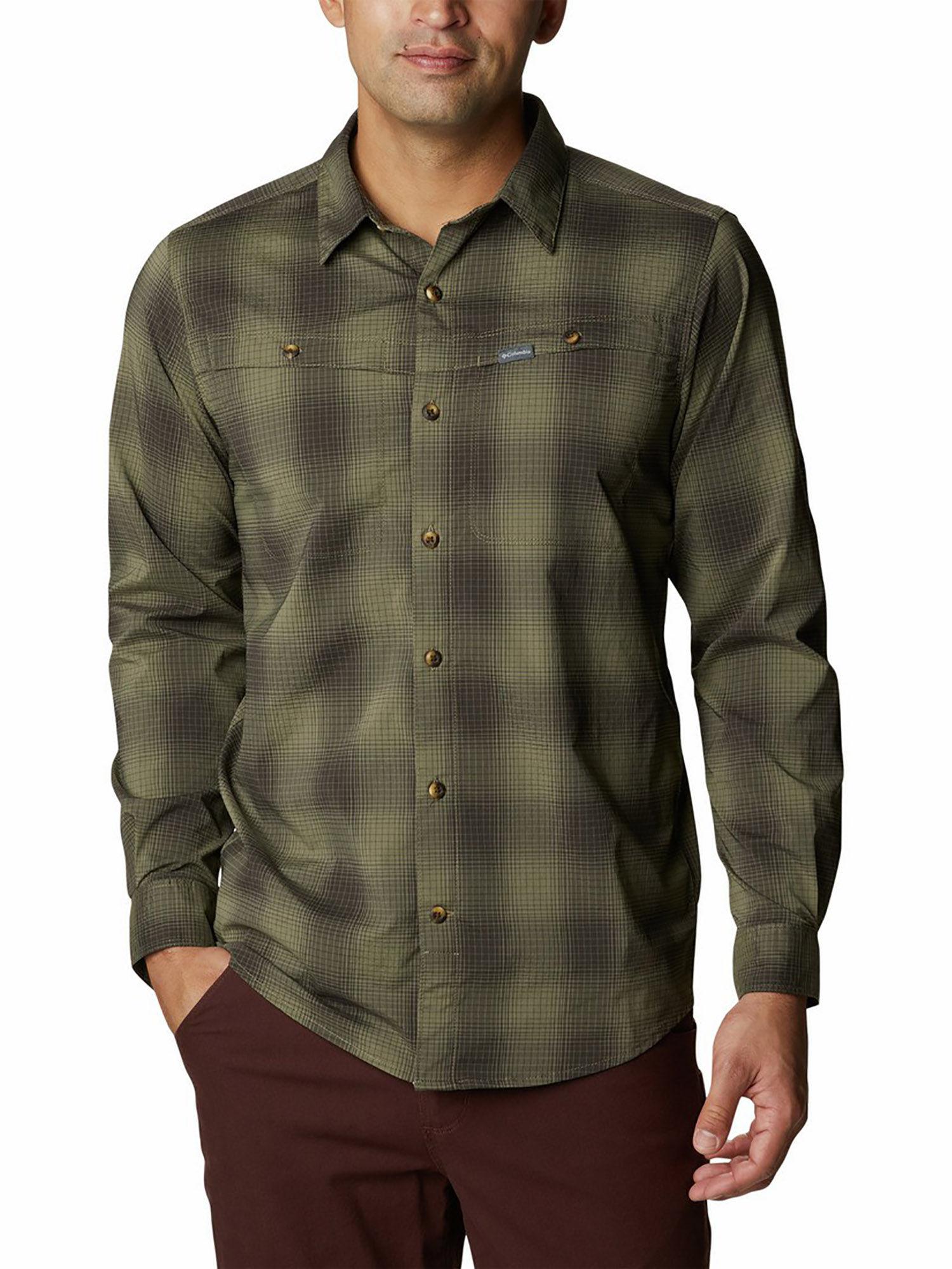 men green full sleeve newton ridge ii plaid long sleeve