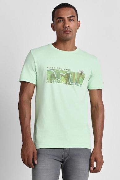 men green graphic print crew neck graphic t-shirts