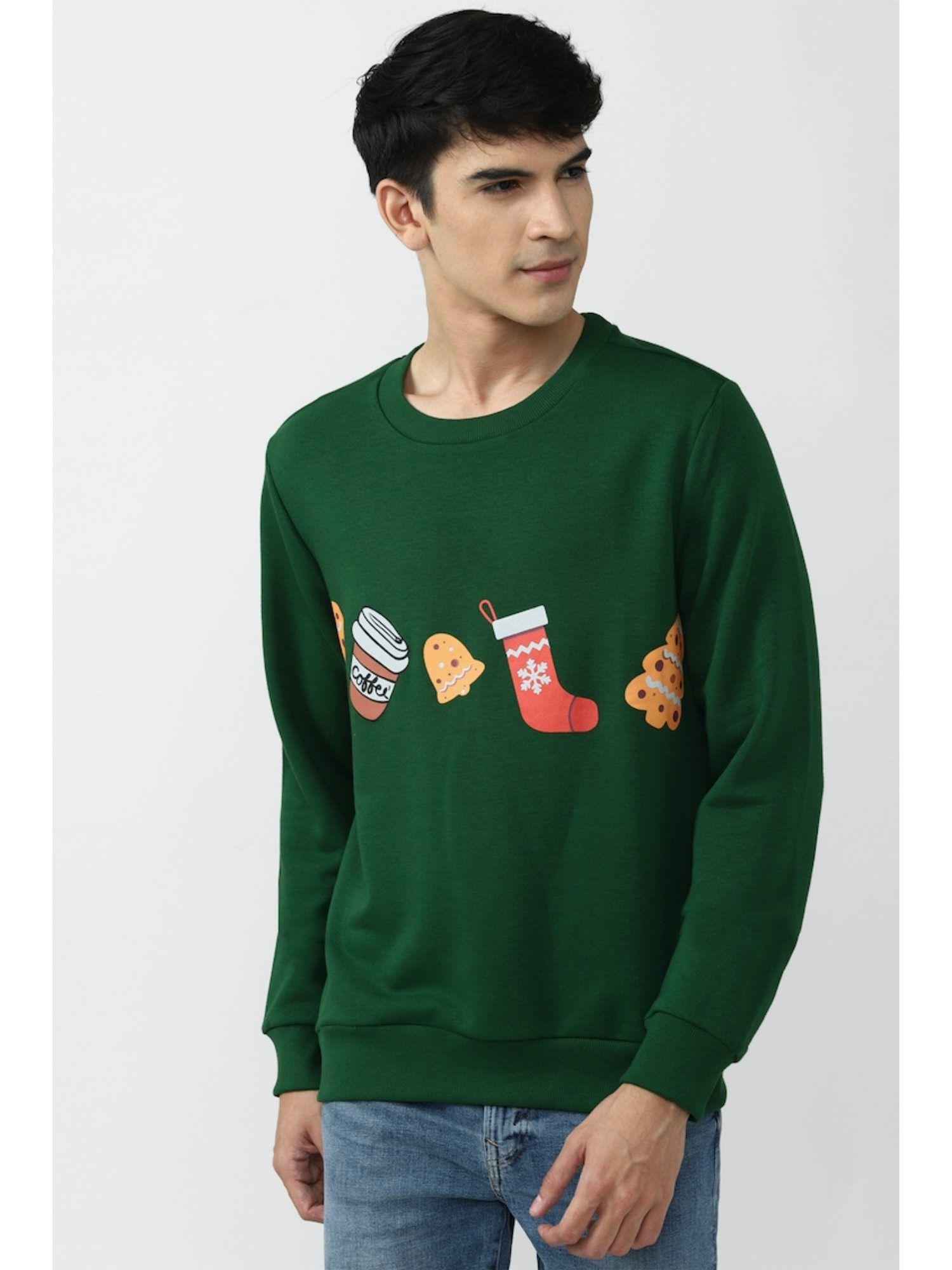 men green graphic sweatshirt