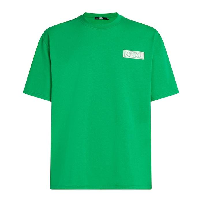 men green ikonik karl oversized t-shirt