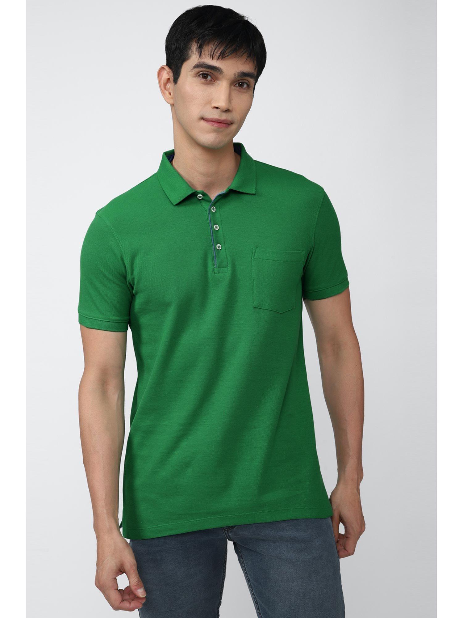 men green polo t shirt