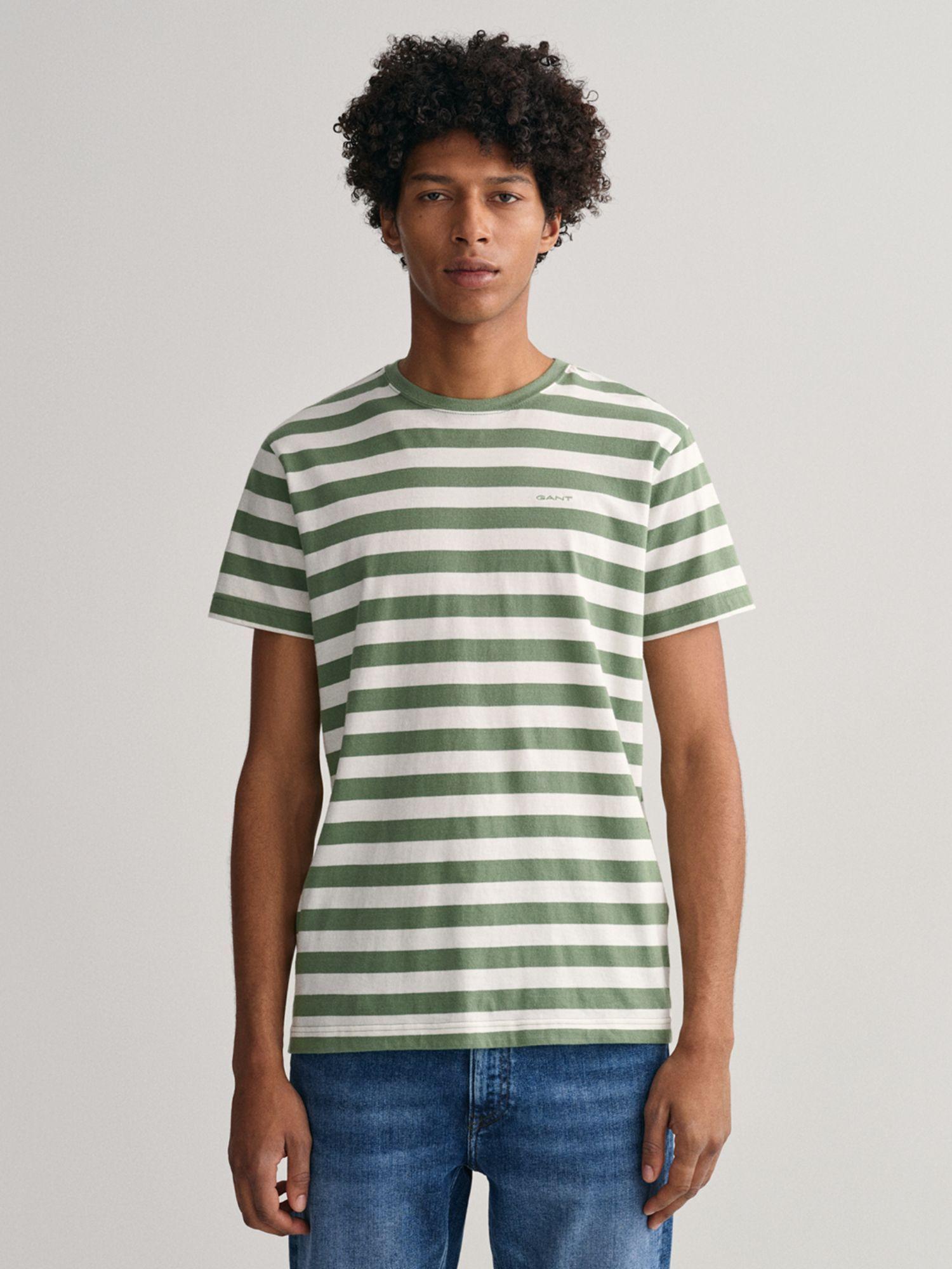 men green stripes t-shirt