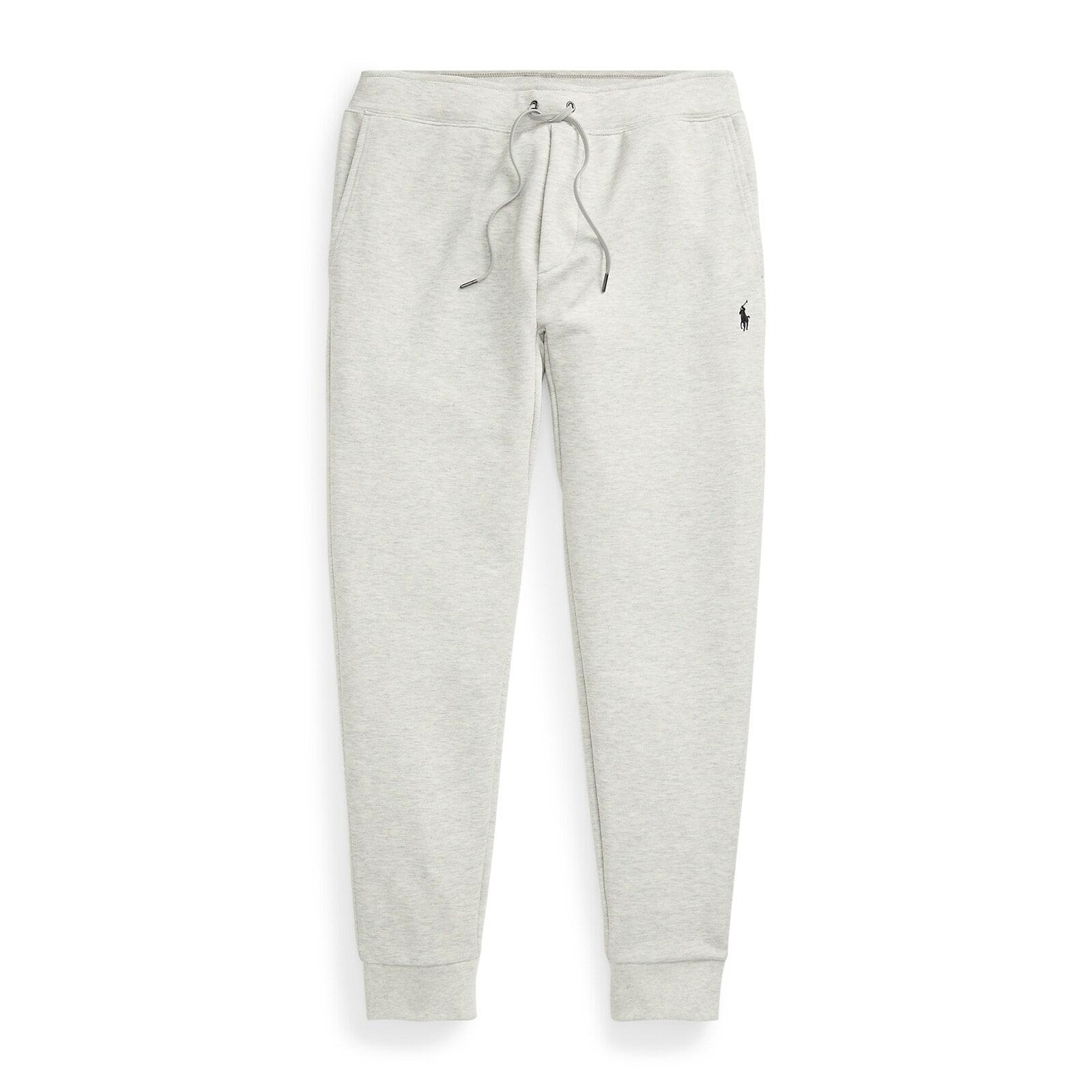 men grey double-knit jogger pant