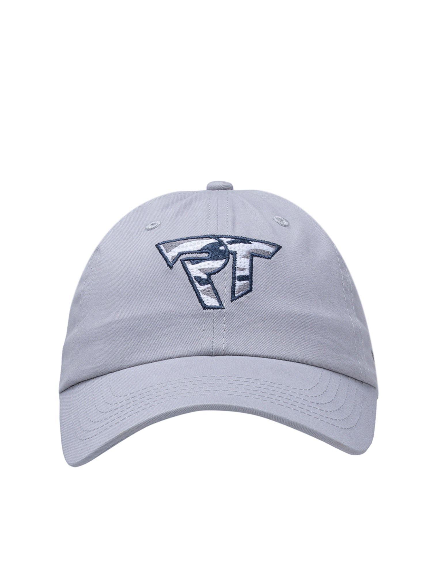 men grey free size cap