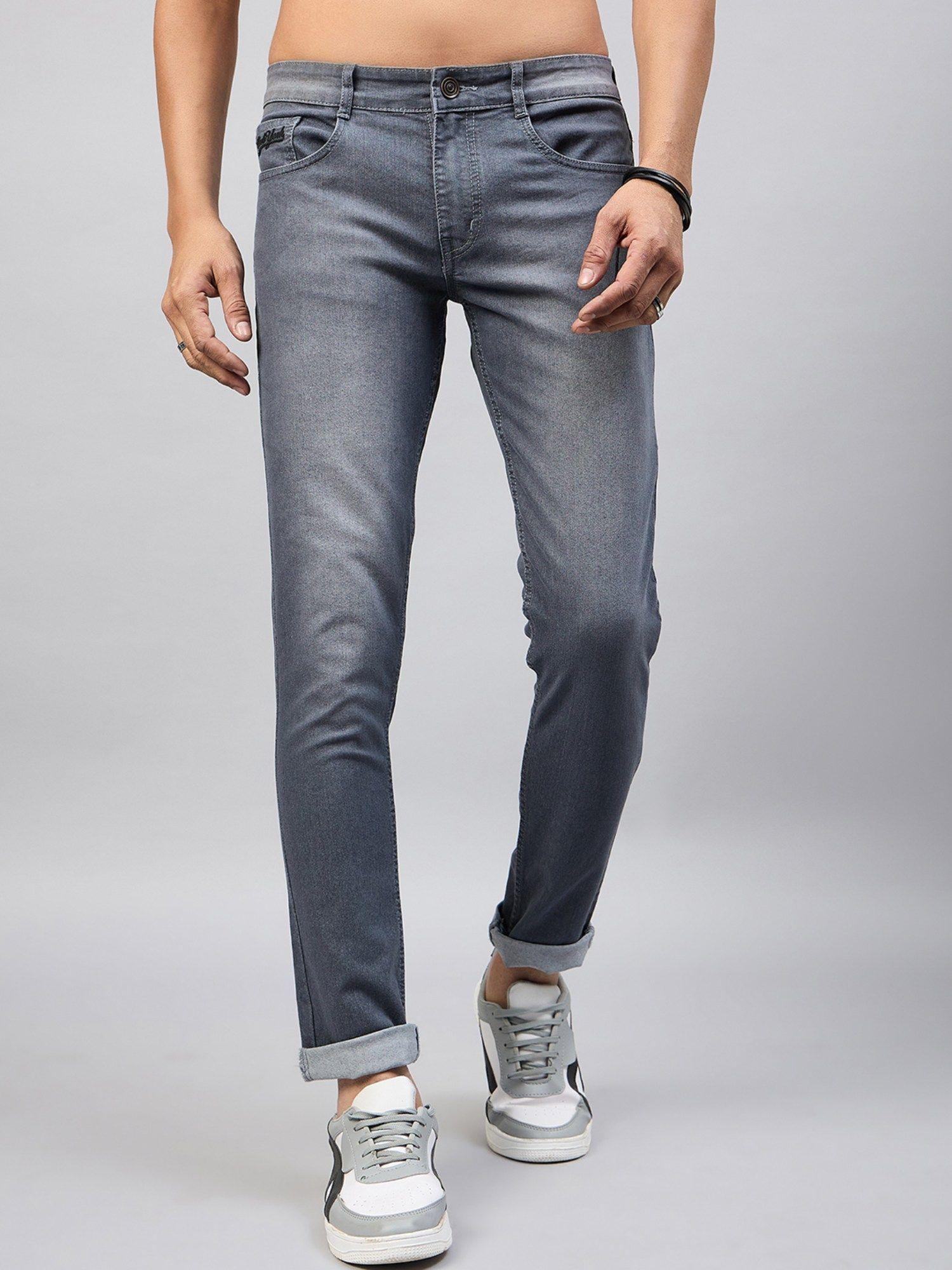 men grey jean