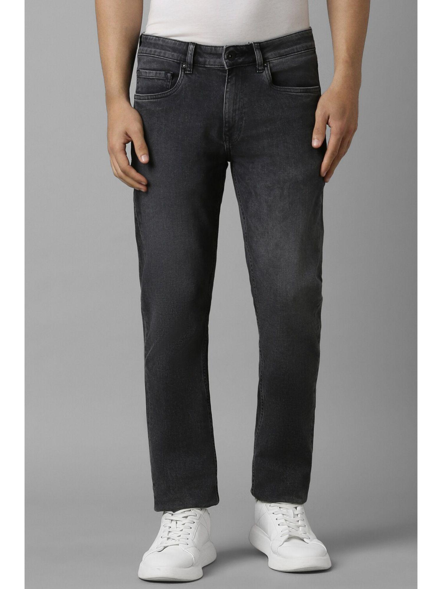 men grey mid slim fit jeans