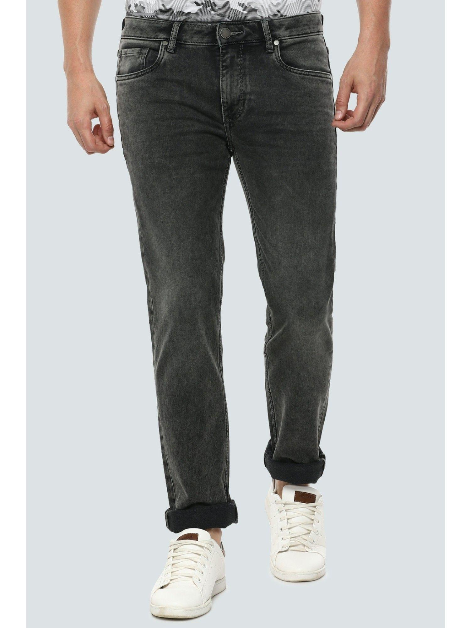 men grey regular jeans