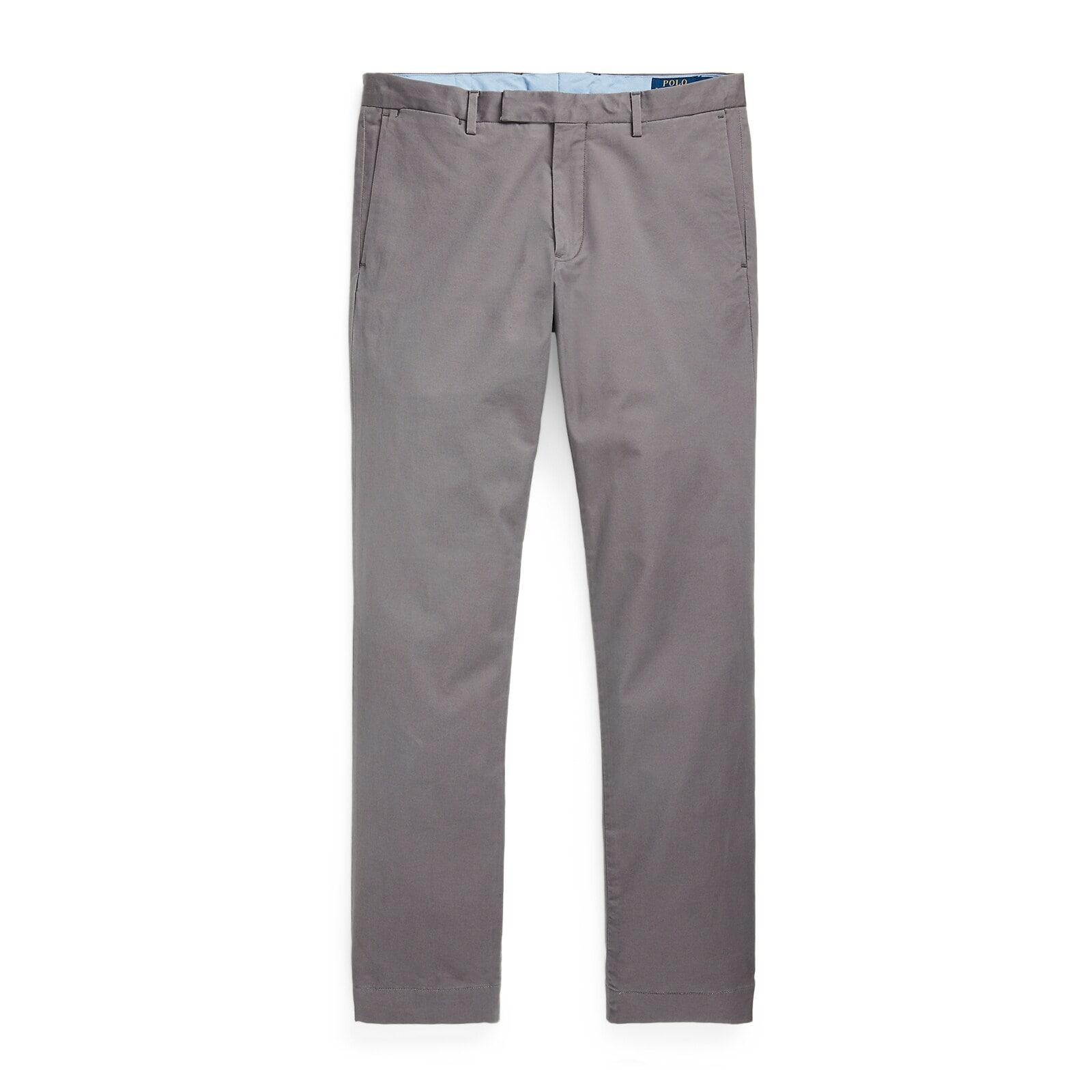 men grey stretch slim fit chino pant