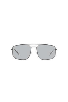 men half rim non-polarized rectangular sunglasses - 0ea2139
