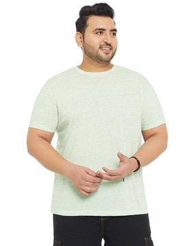 men heathered crew-neck t-shirt