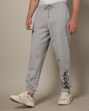 men heathered regular fit joggers