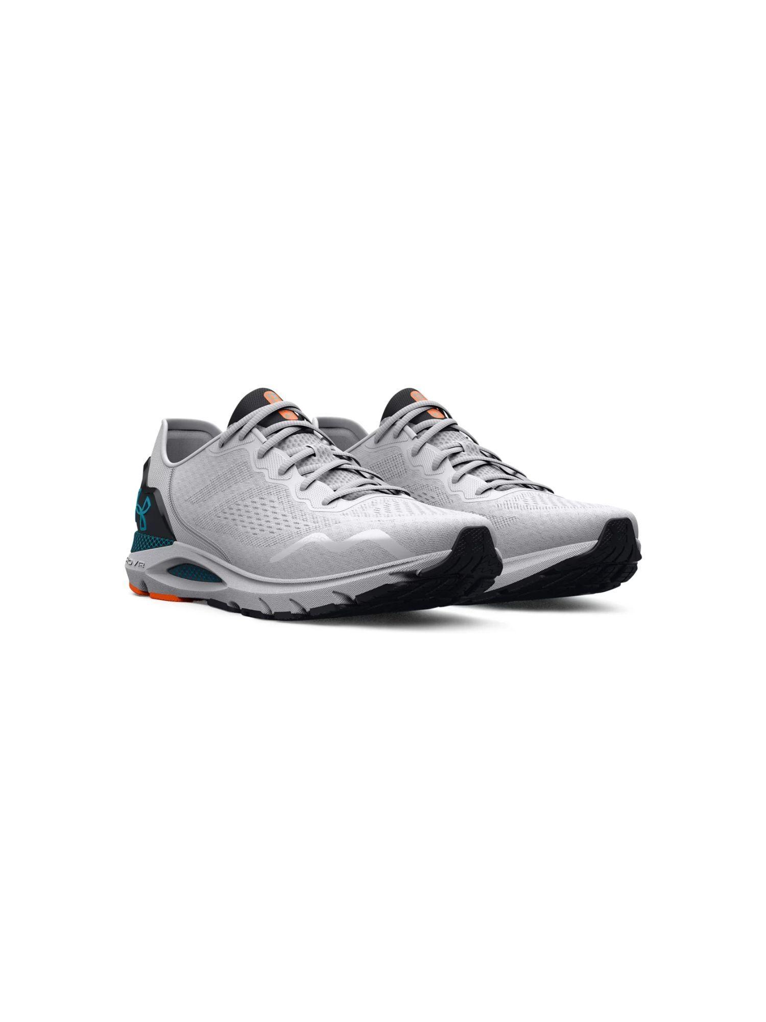 men hovr sonic 6 grey running shoes