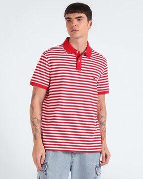 men im 1985 striped regular fit polo t-shirt