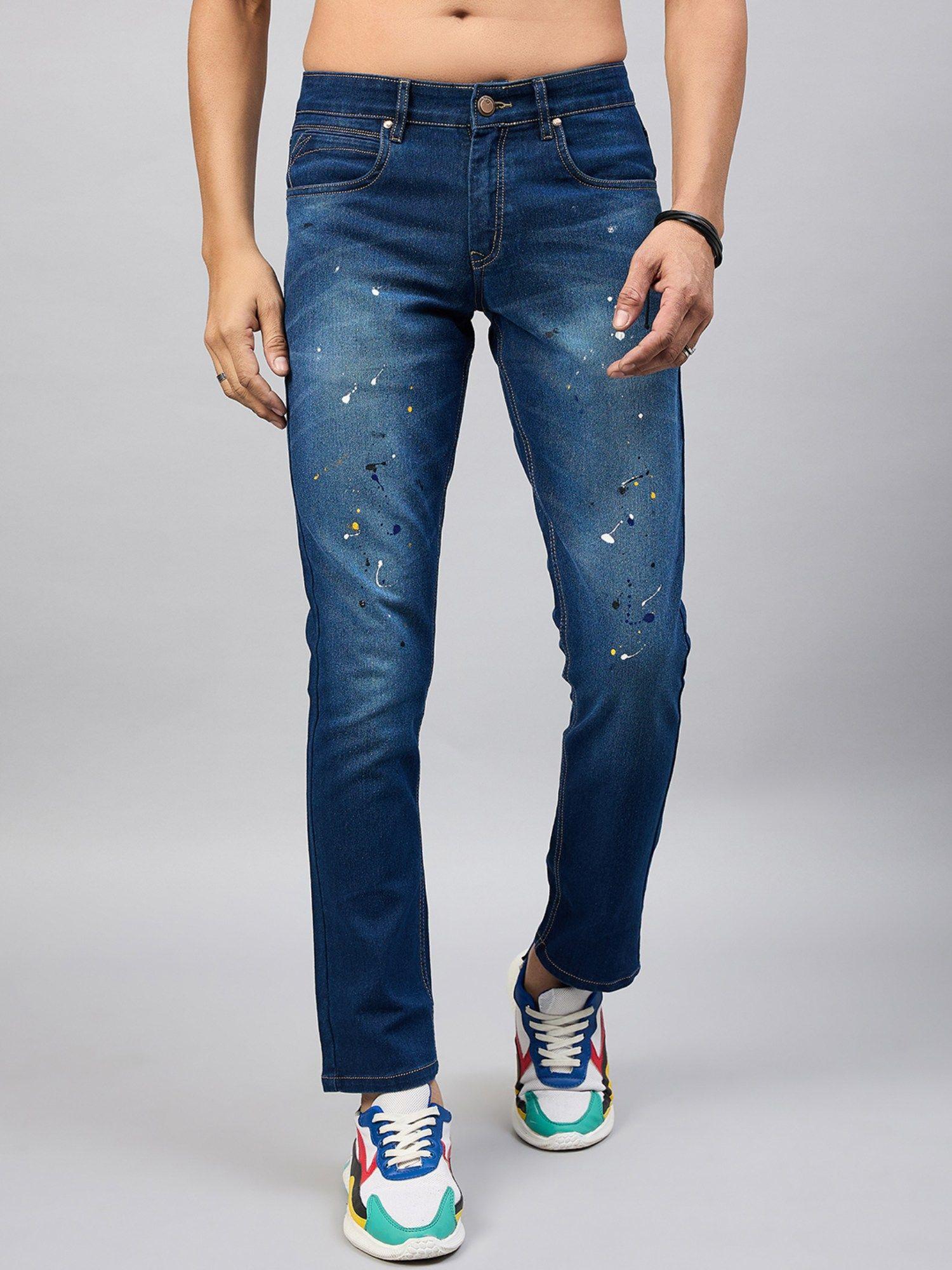 men indigo jean