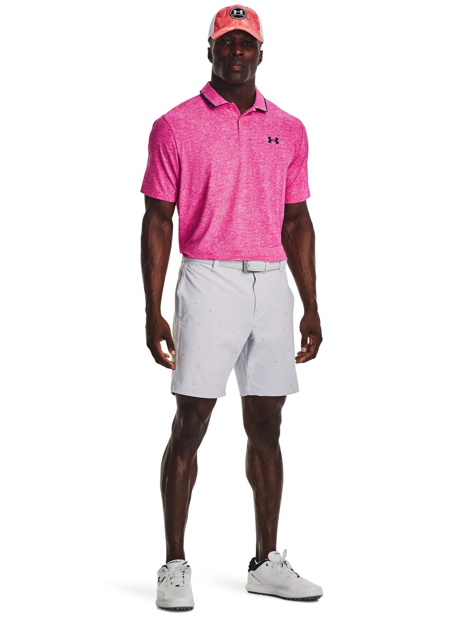 men iso chill polo t-shirt - pink