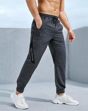 men joggers with drawstring waist