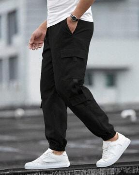 men joggers with elasticated waist