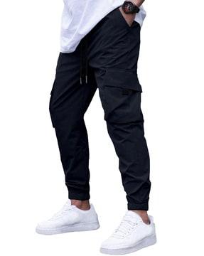 men joggers with elasticated waist