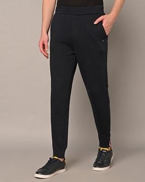 men joggers with elasticated waistband