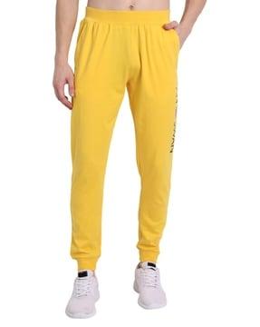 men joggers with elasticated waistband