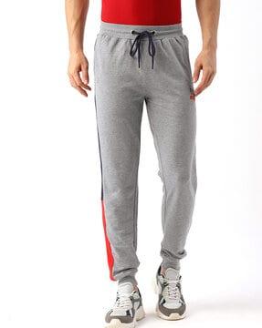 men joggers with elasticated waistband